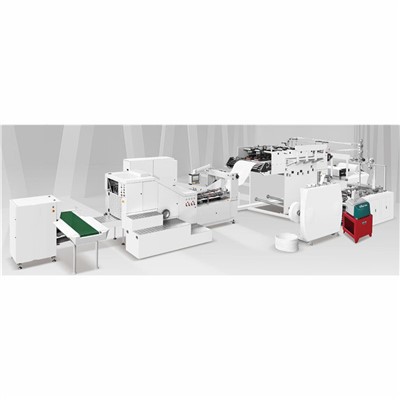 BJFD-330Máquina para fabricar bolsas de papel de compras con mango de cuerda torcida